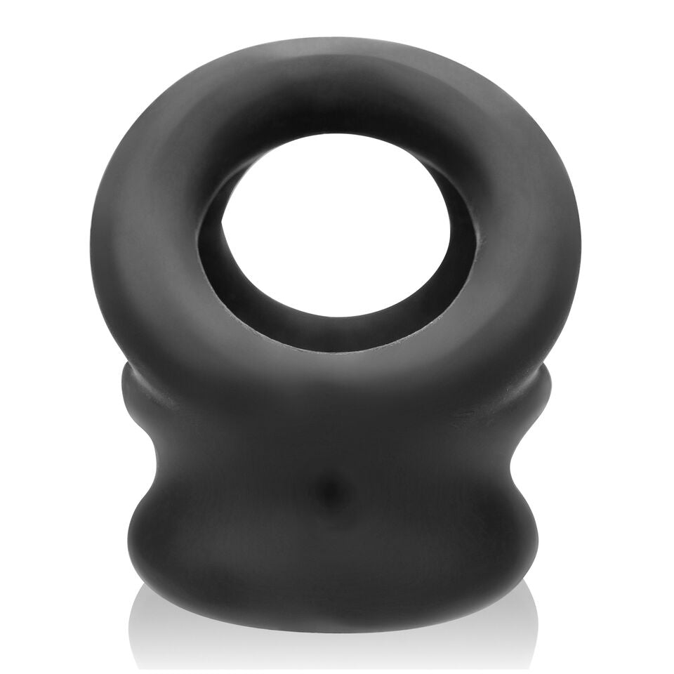 Tri-Squeeze Ball Stretch Cock Sling in Black Ice by Oxballs > Cock Ring > Sling