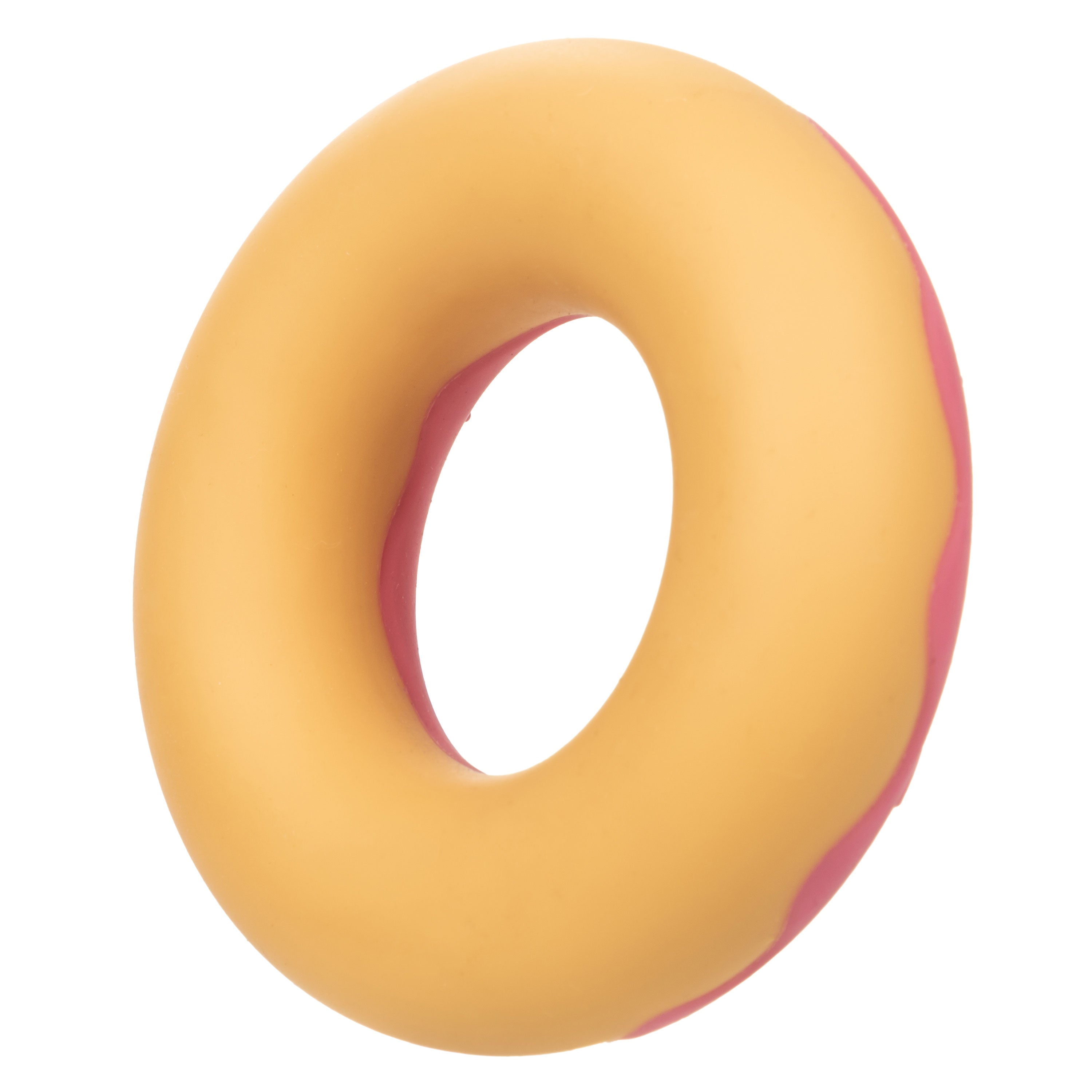 Naughty Bits Dickin Donuts Pink Silicone Donut Cock Ring Premium Stretchy Penis Enhancer > Cock Ring > Single