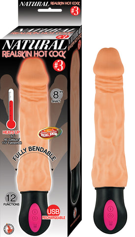 Natural Realskin Hot Cock #3 - Flesh Vibrators