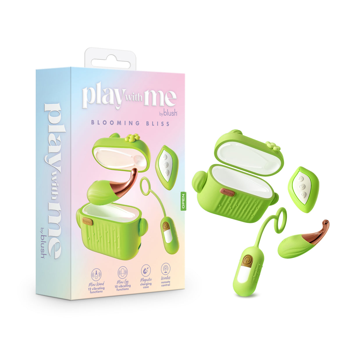 Play With Me Blooming Bliss Mini Vibrator Set with -C Case > Sex Toys > Mini Massagers