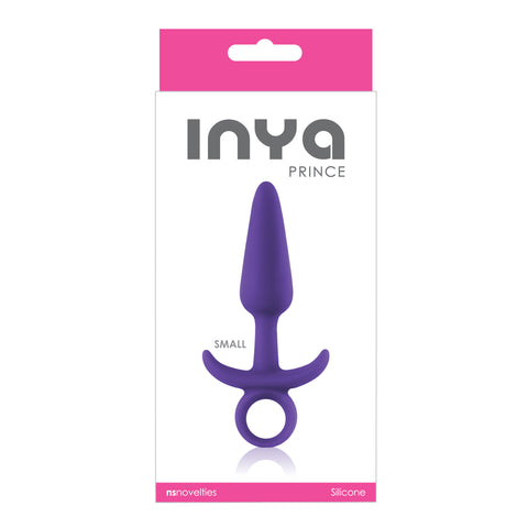 Inya Prince Small Purple Slim Tapered Anal Plug for Beginners Purple Butt Plugs