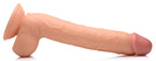 Long Logan 10 Inch Light Dildo With Balls – Body-Safe Suction Cup Dildo > Dildos > Large Dildos