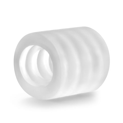 Downtown BJ Stroker Male Masturbation Sleeve Clear Design Clear Strokers - Manual