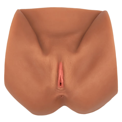 Stroke It Life Size Realistic Pussy Masturbator Brown Assturbators
