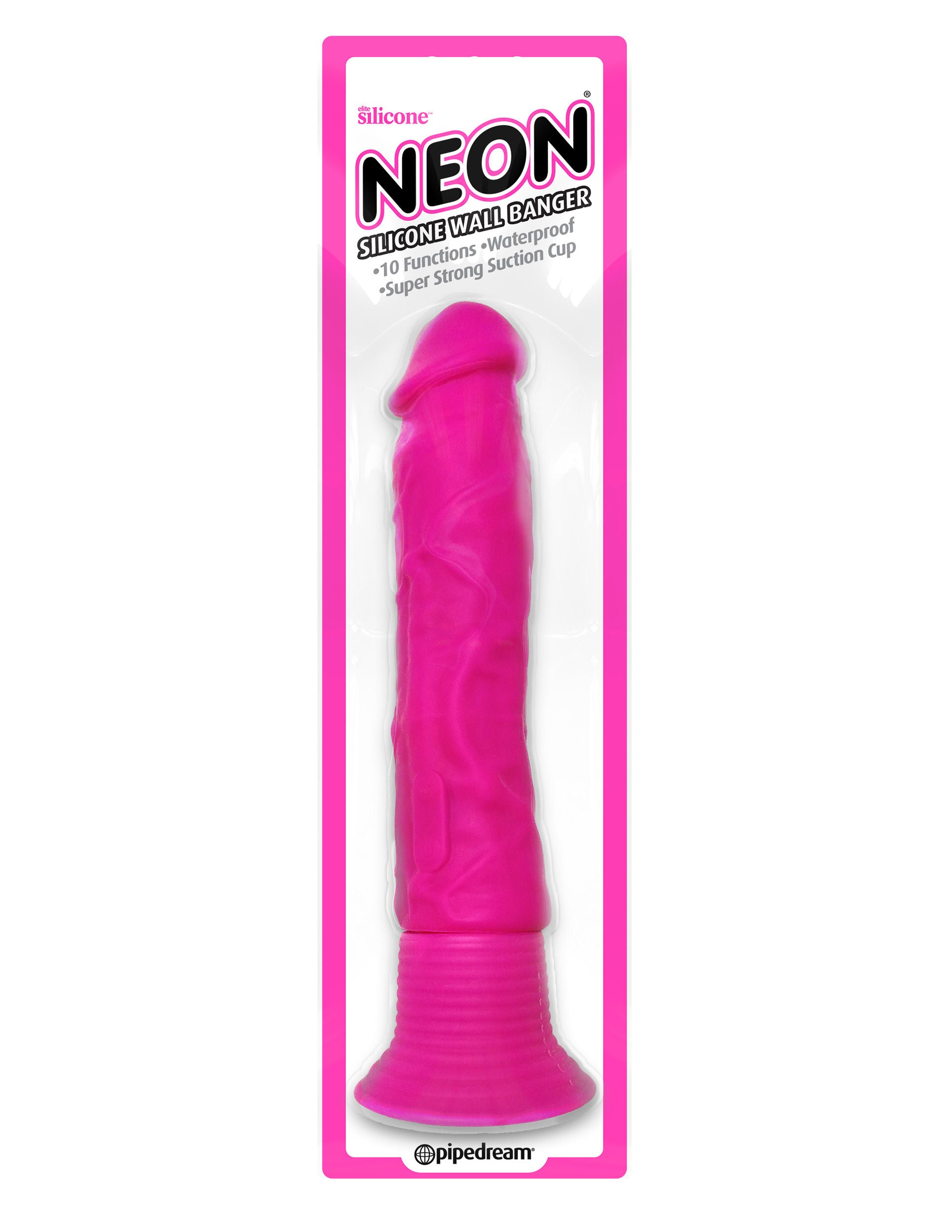 Neon Silicone Wall Banger (Pink) – 10 Function Powerful Motor Vibrator > Vibrators > Standard Vibrators
