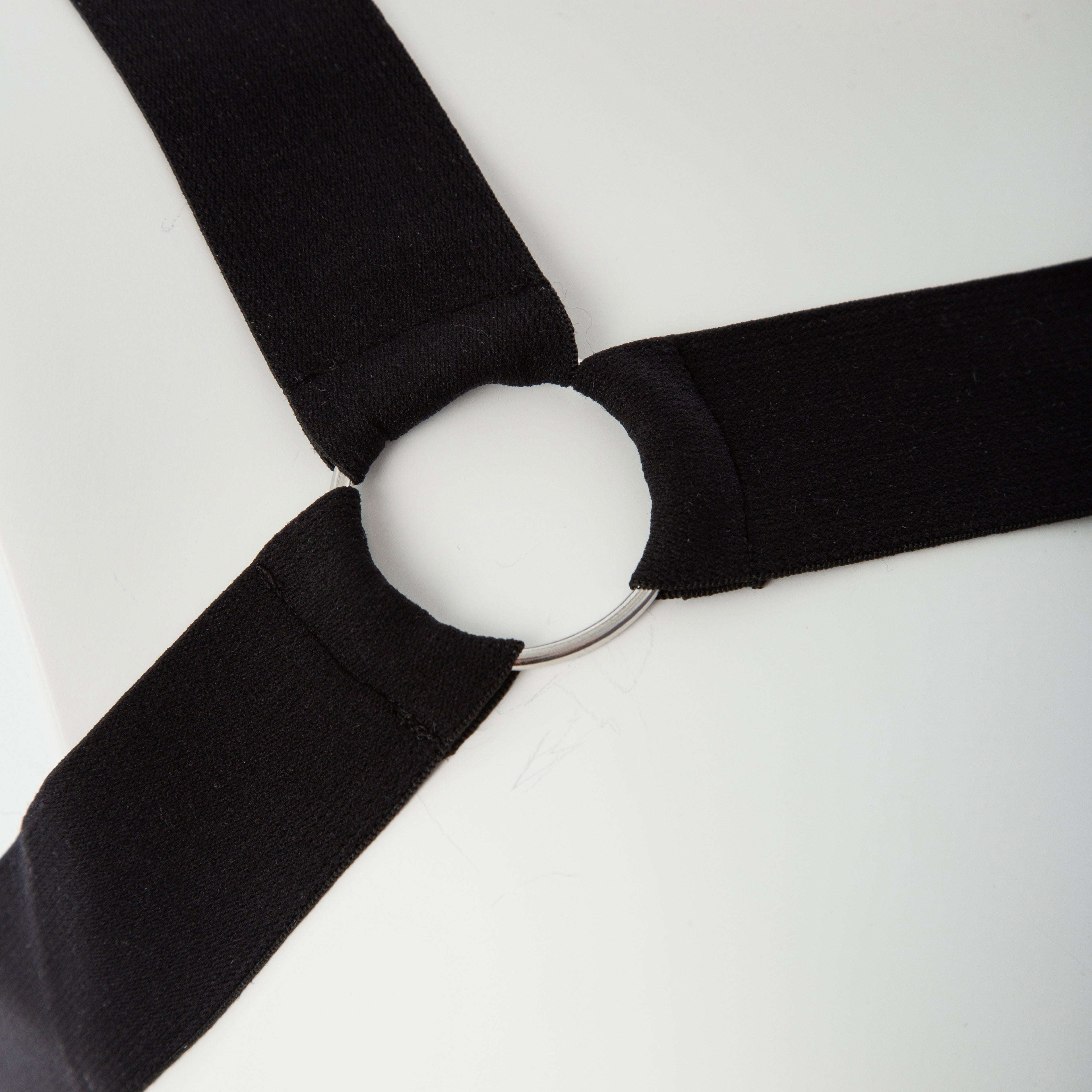 Gender Fluid Mason Harness Black Adjustable Size S to L Lingerie Womens Harnesses