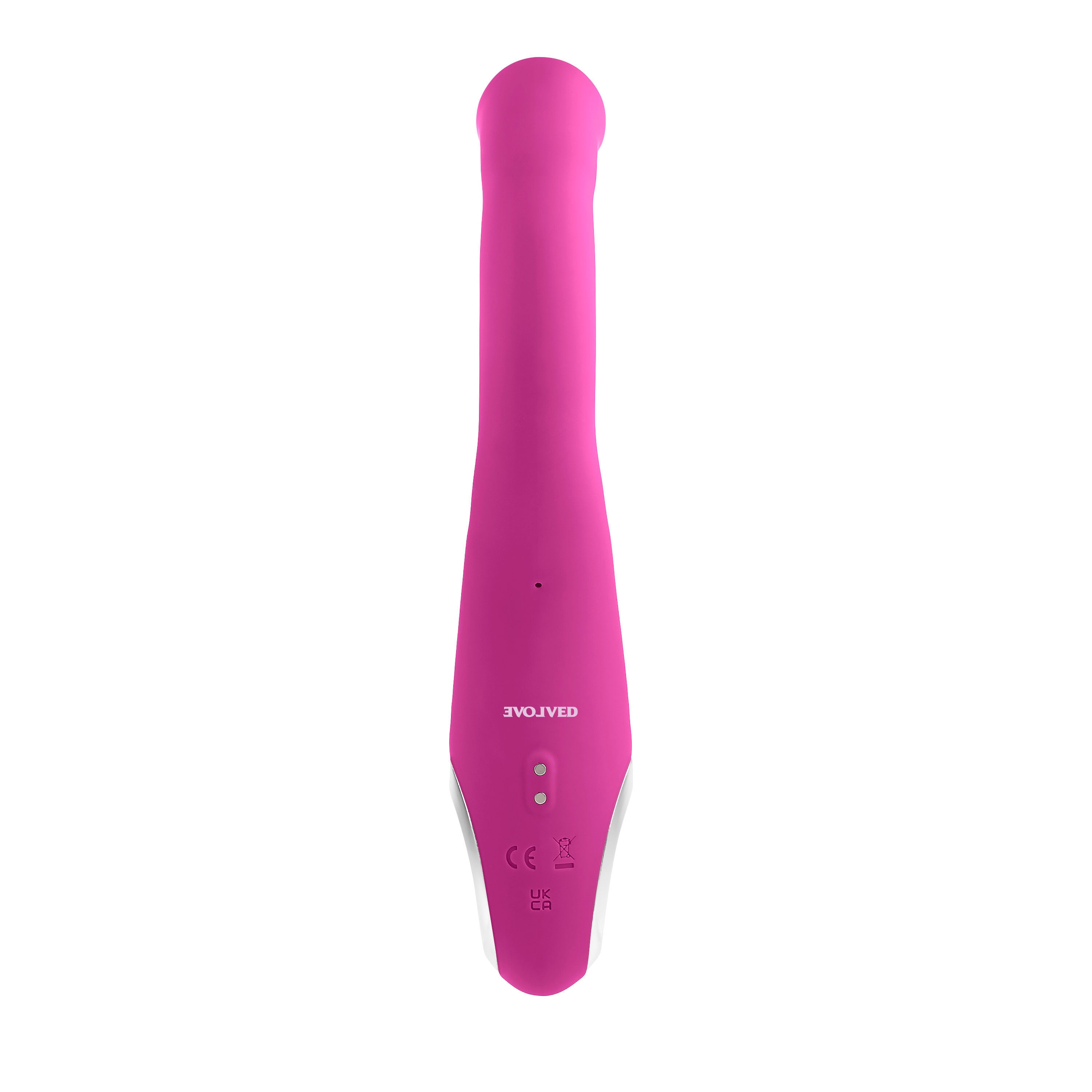 Flexible Magenta G-Spot and Clitoral Vibrator with Tapping Function Vibrators