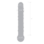 Electric EEL Callisto Clear Glass Dildo 7 Inch Spiraled Design Textured Glass Dildo Clear > Glass > Dildos