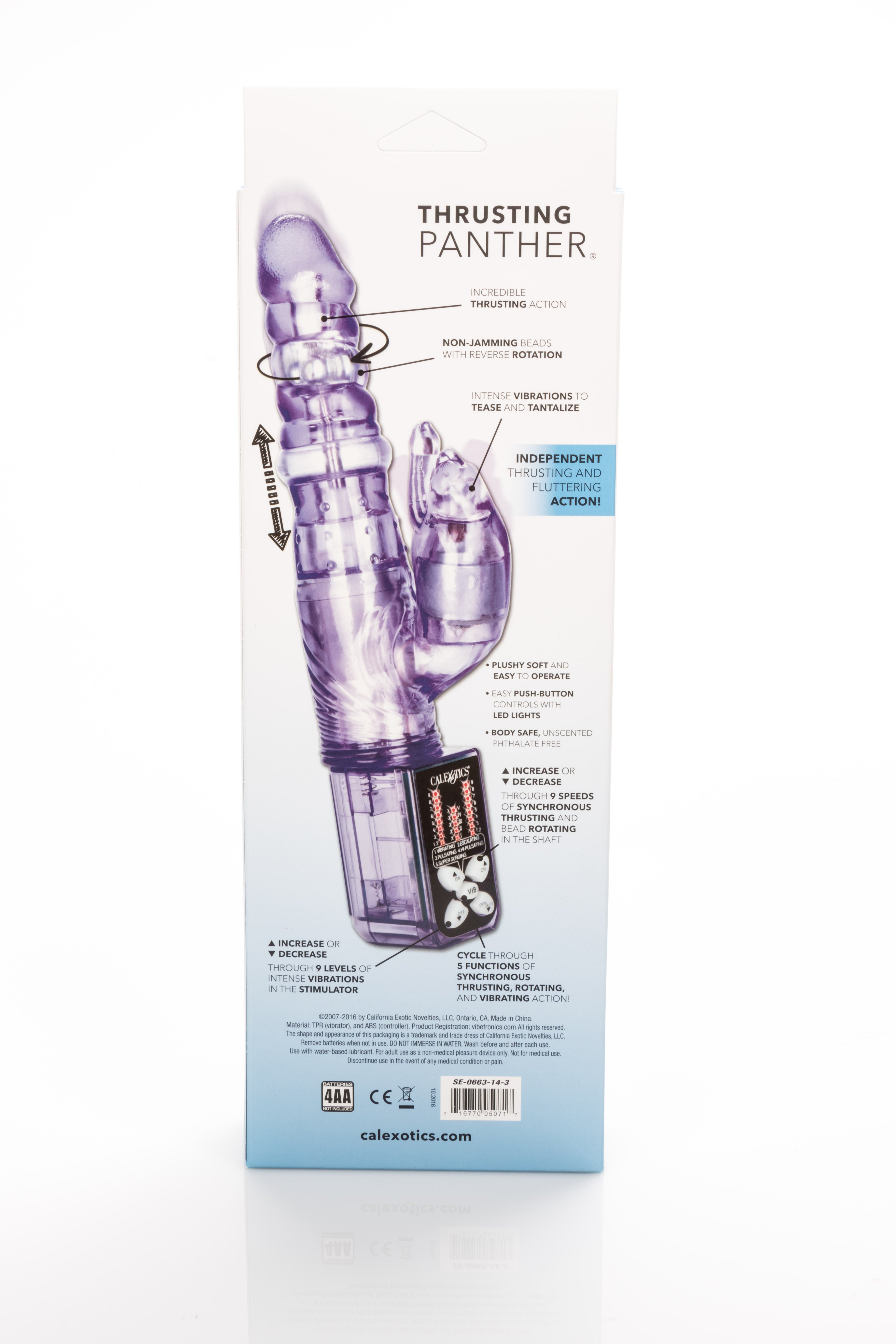 Thrusting Panther – Rechargeable Multi-Function Thrusting Vibrator DONGS Thrusting
