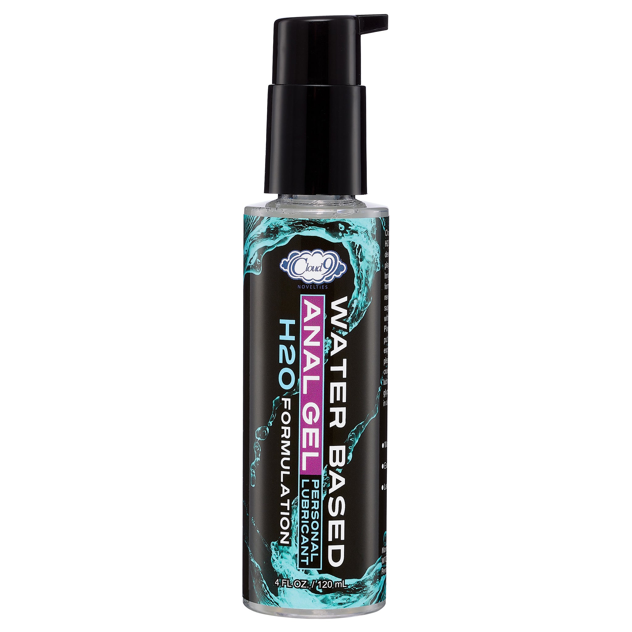Cloud 9 H20 Water-Based Anal Play Gel 4 Fl Oz Lubricant Anal Lubricant