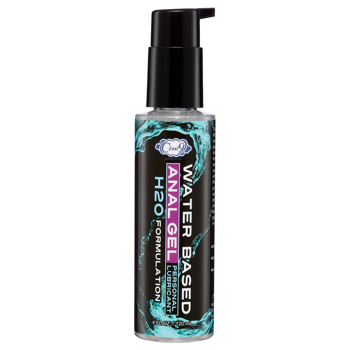Cloud 9 H20 Water-Based Anal Play Gel 4 Fl Oz Lubricant > Lube > Anal