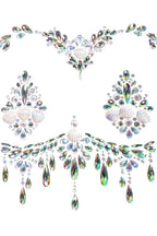 Leg Avenue Siren Adhesive Clear Body Jewels Stickers – Easy Adhesive Costume Stickers Clear One Size > Clothes > Body Jewellery (Non Piercing)