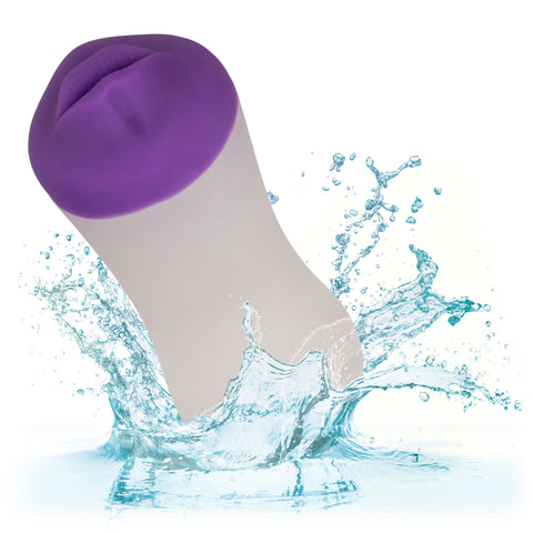 CalExotics Deep Throat Grip Male Masturbator with Suction Strokers - Manual