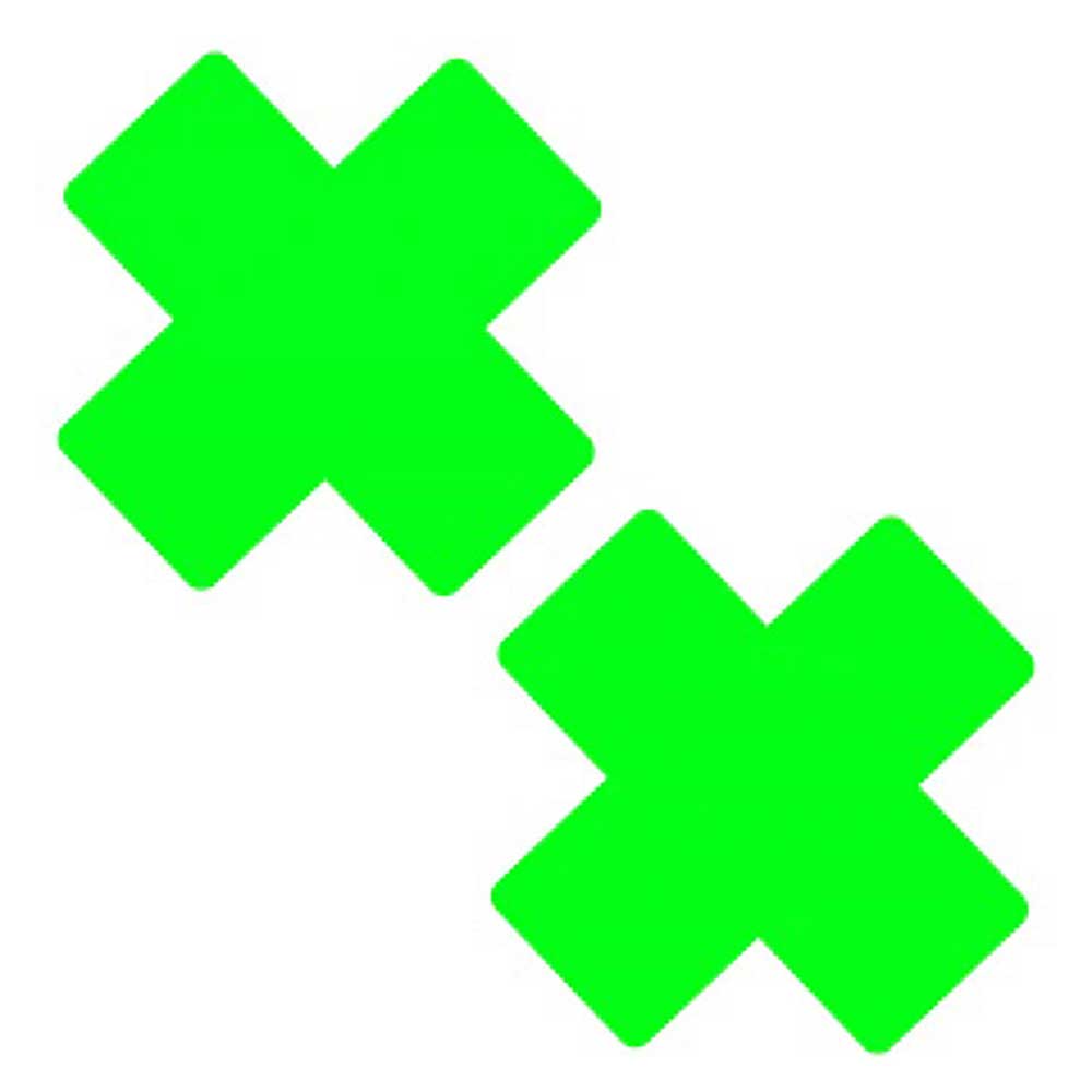 Temperature Reactive Neon Green – Body Jewelry > Clothes > Pasties