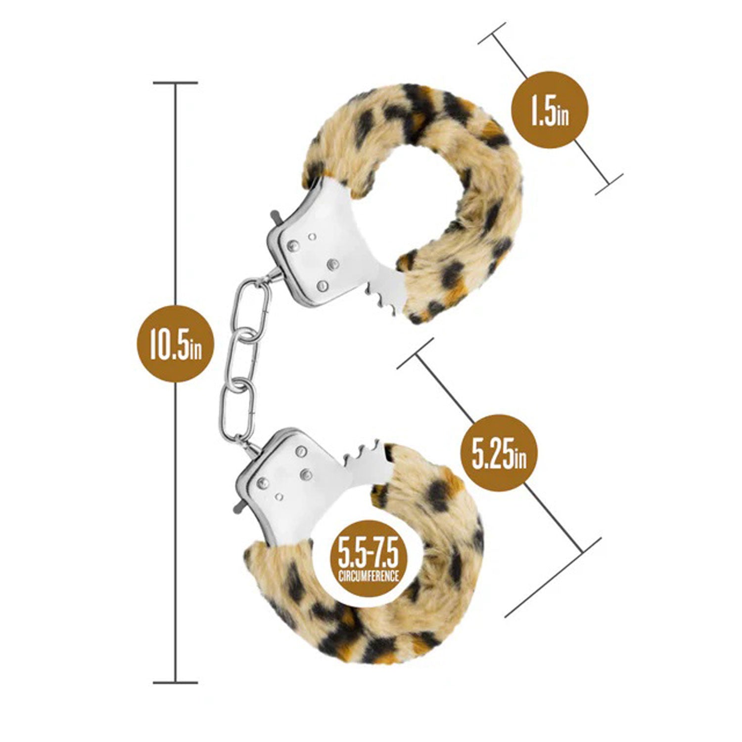 Temptasia Beginner Leopard Print Bondage Cuffs with Keys > Bondage Gear > Handcuffs