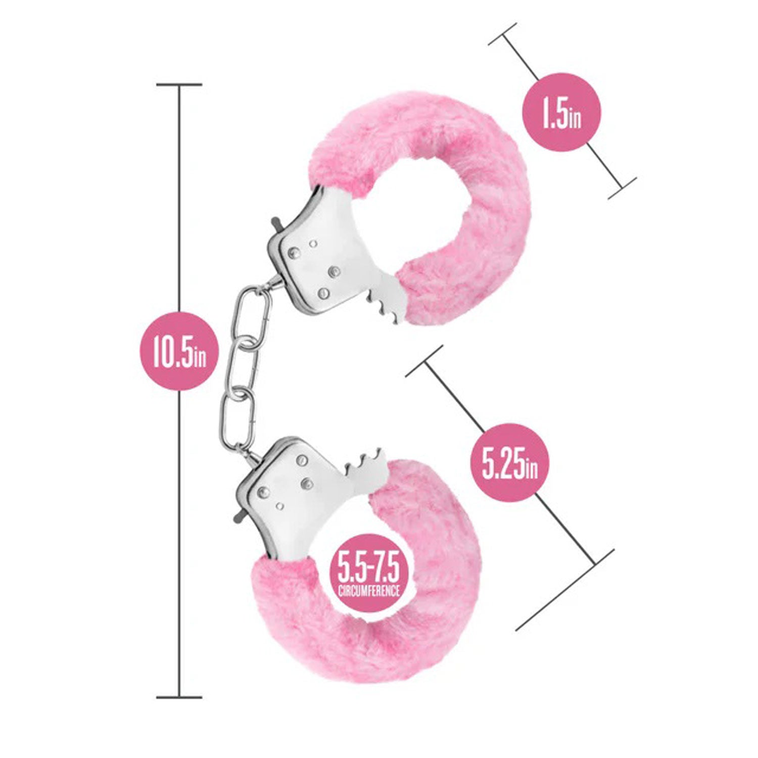 Temptasia Beginner Pink Cuffs Adjustable Bondage Handcuffs > Bondage Gear > Handcuffs