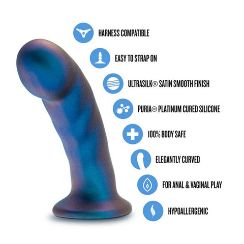 Temptasia Rebellion Blue Peg Dildo for Strap-On Play and G-Spot DONGS
