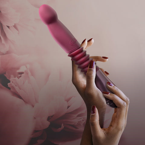 Temptasia Trixie (Wine) – Rechargeable Thrusting Dildo DONGS Thrusting