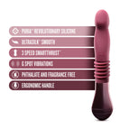 Temptasia Trixie (Wine) – Thrusting Dildo > Dildos > Thrusting Dildos