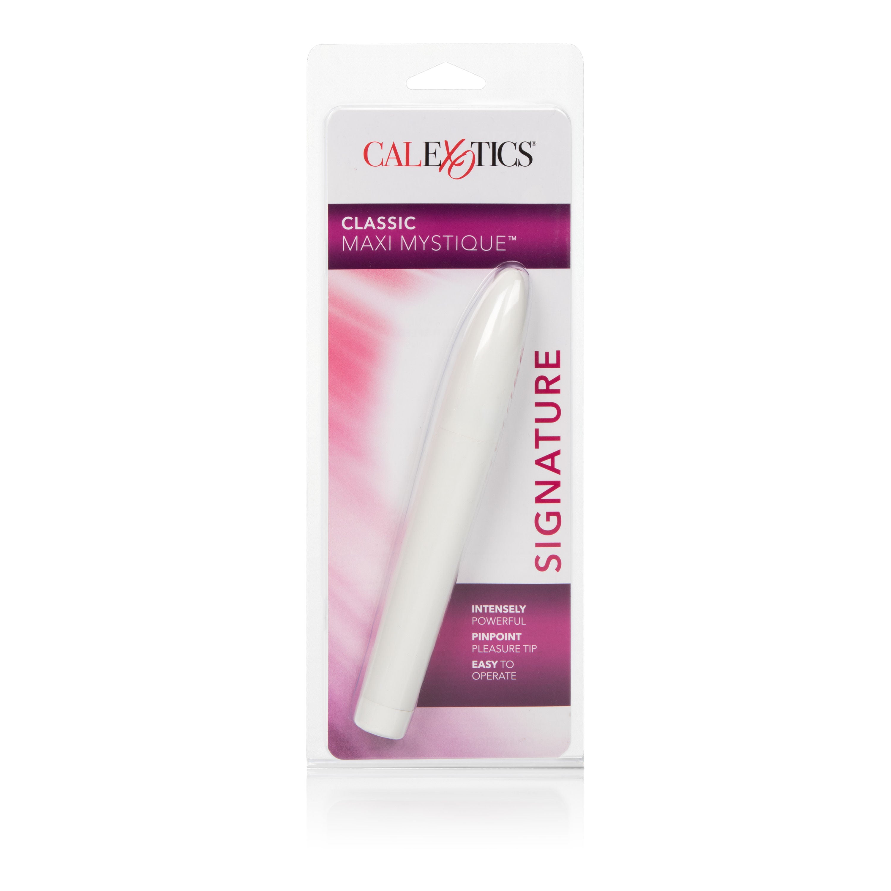 CalExotics Classic Slender White Vibrator Sleek and Powerful Vibrators