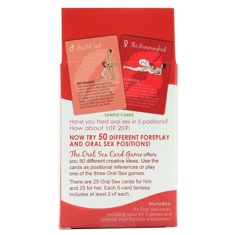 The Oral Sex Card Game with 50 Unique Positions > Novelties > Gag Gifts