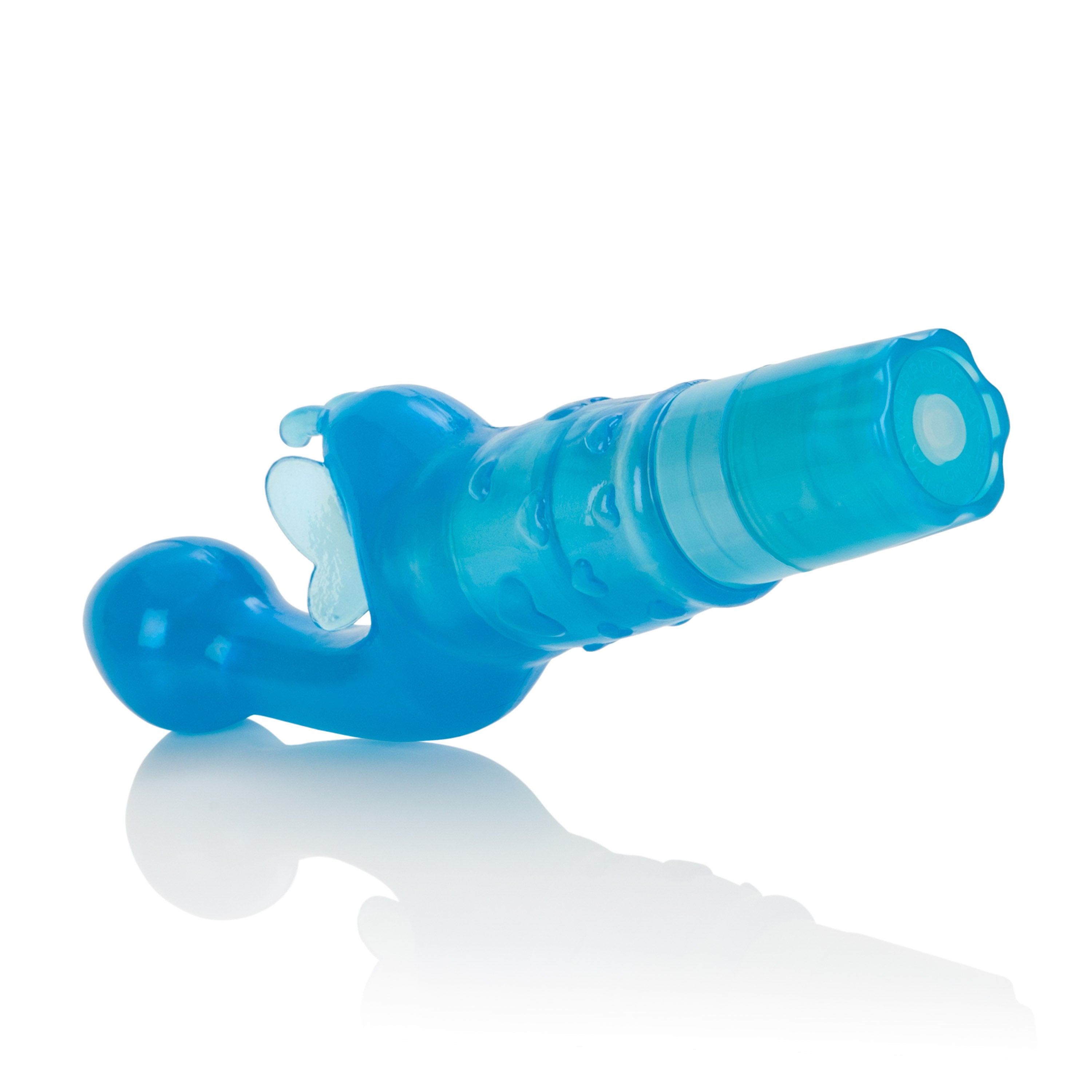 The Original Butterfly Kiss Blue Multi-Speed Waterproof 3-Inch Vibrator VIBRATORS-RABBIT-MULTI