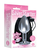 The Silver Starter Silver 7.1 cm (2.8'') Butt Plug with Round Jewel – Elegant Butt Plug > Anal Range > Jewel Butt Plugs