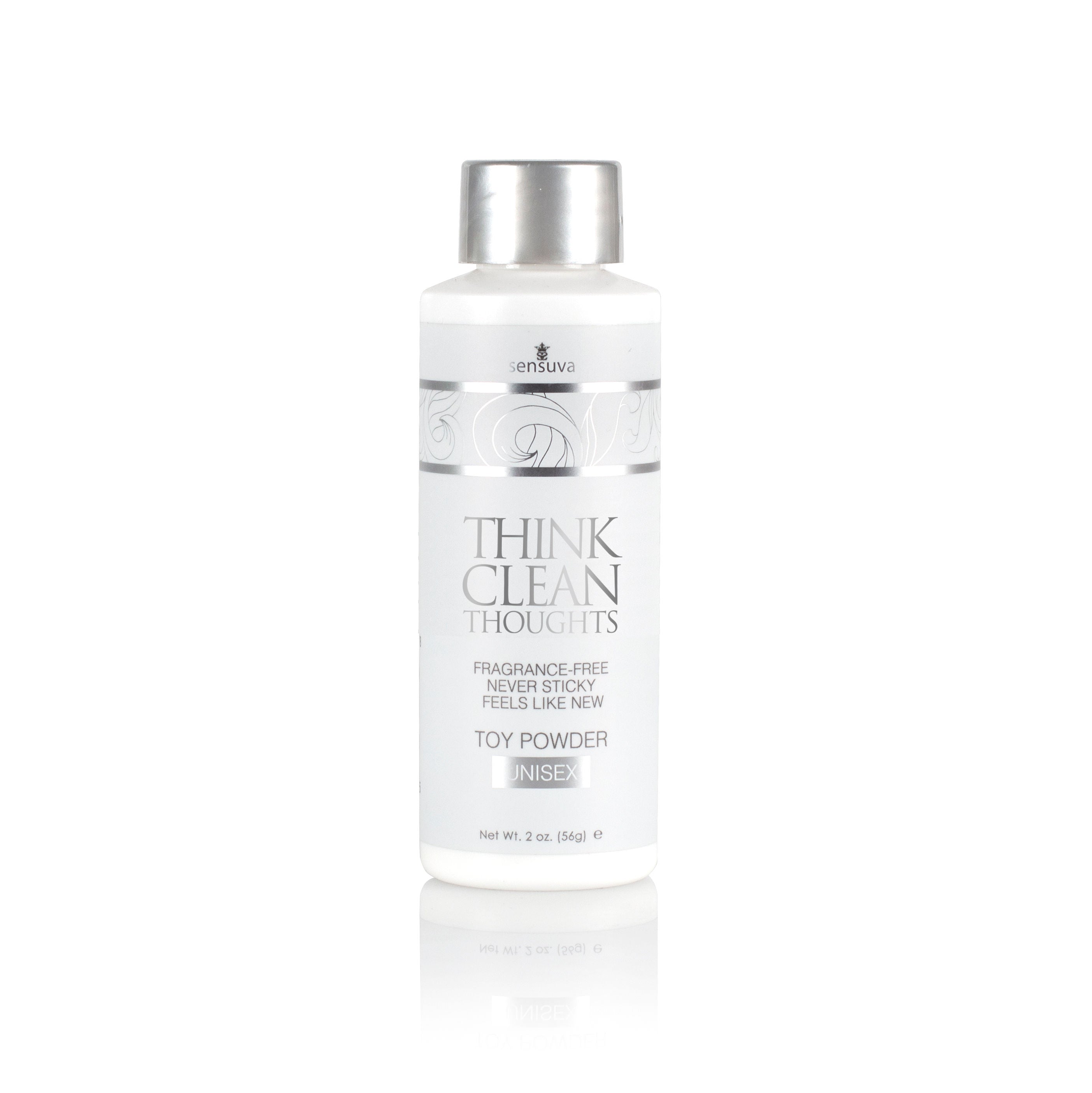 Think Clean Thoughts Toy Powder 2 Oz Maintenance Powder for Intimate Toys > Essentials > Toy Cleaners
