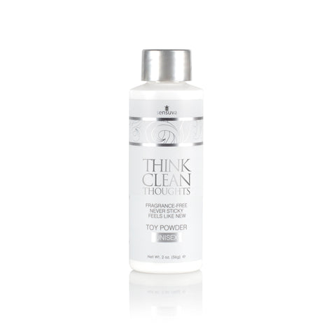 Think Clean Thoughts Toy Powder 2 Oz Maintenance for Intimates Adult Toy Cleaner