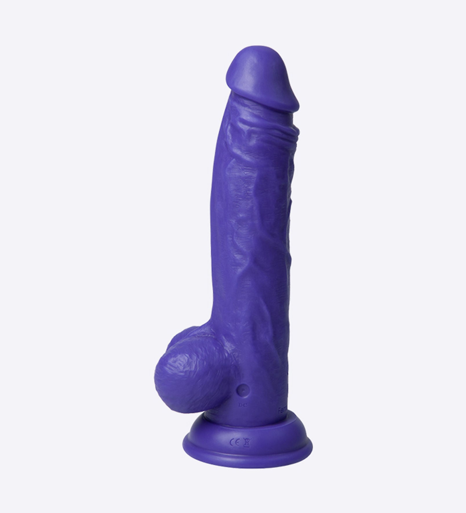Thruster Baller Realistic Liquid Silicone Thrusting Dildo Purple DONGS Thrusting
