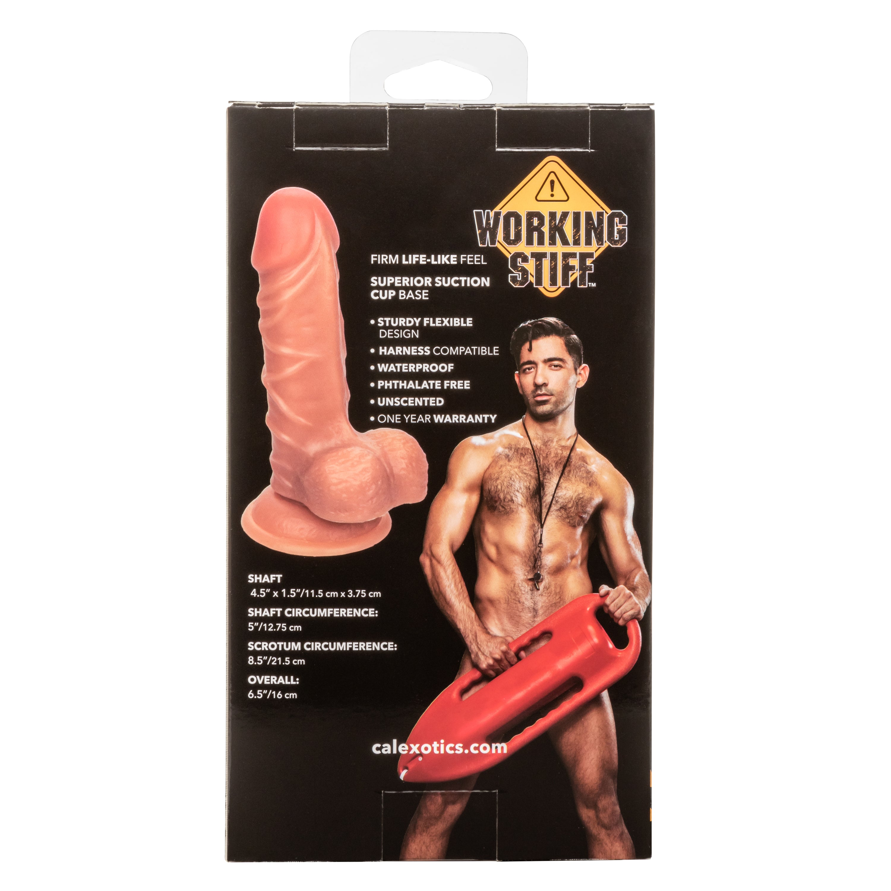 Working Stiff The Lifeguard 4.5" Tan Dildo - Flexible > Dildos > Slim Dildos