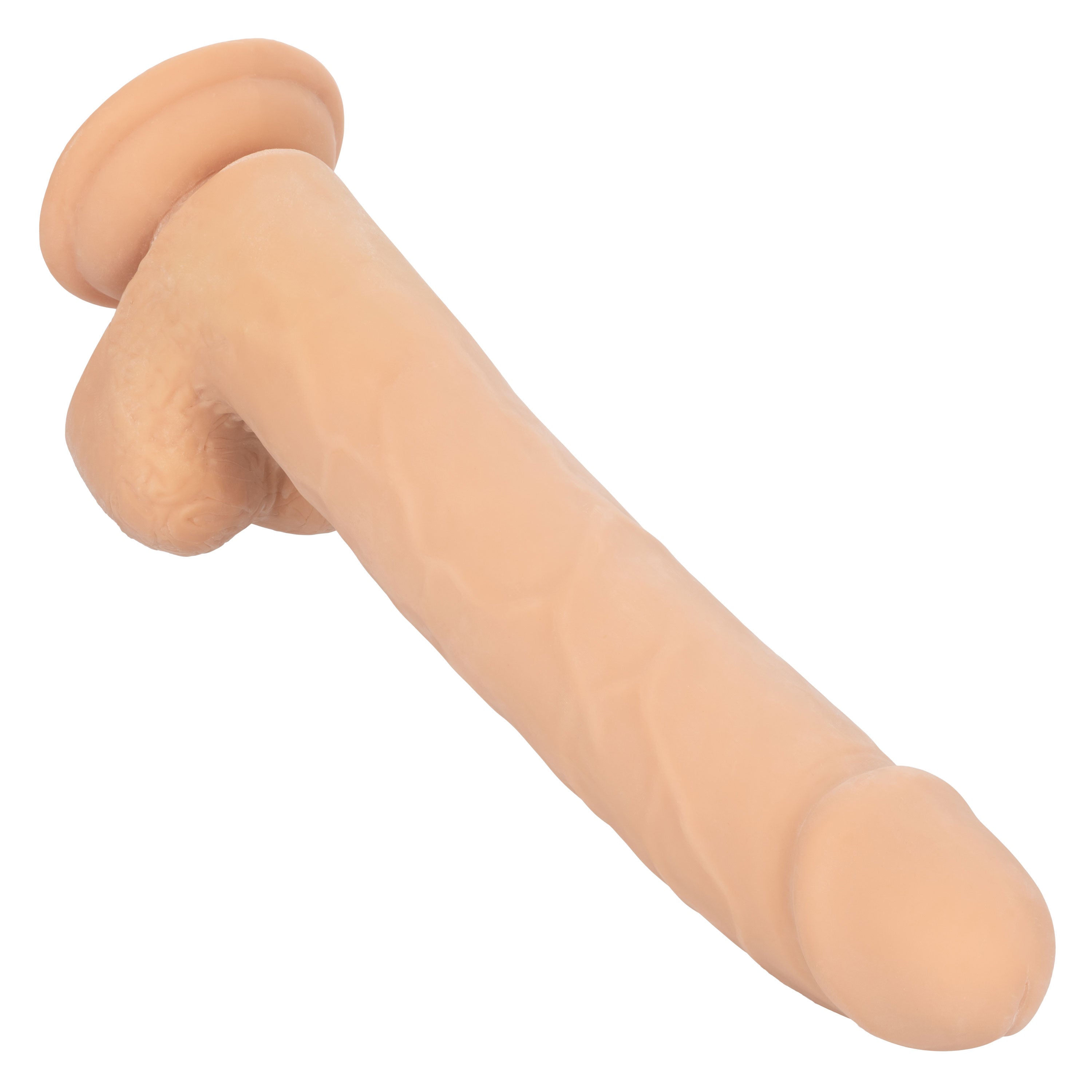 Size Queen 10 Inch Realistic Dildo in Ivory > Dildos > Large Dildos