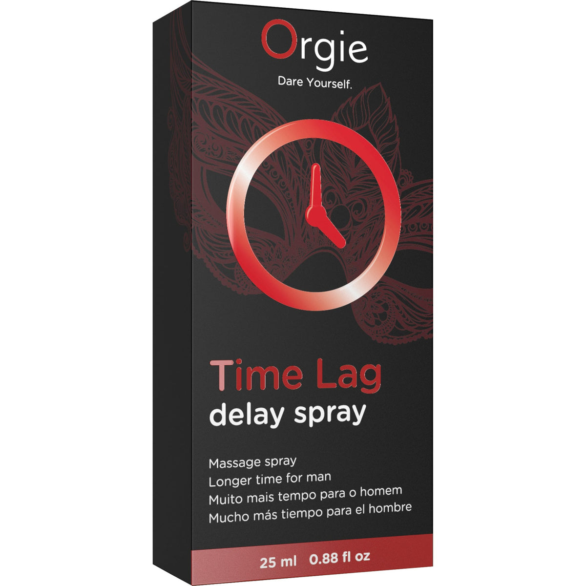Orgie Time Lag Delay Spray 10ml – Clinically Tested Benzocaine-Free Performance Enhancer Spray > Essentials > Mens Enhancers