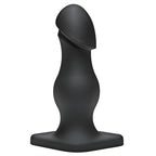 TitanMen The Rumpy 6.5 Inch Black Smooth Cushioned Anal Plug with Phallic Tip > Anal Range > Anal Probes