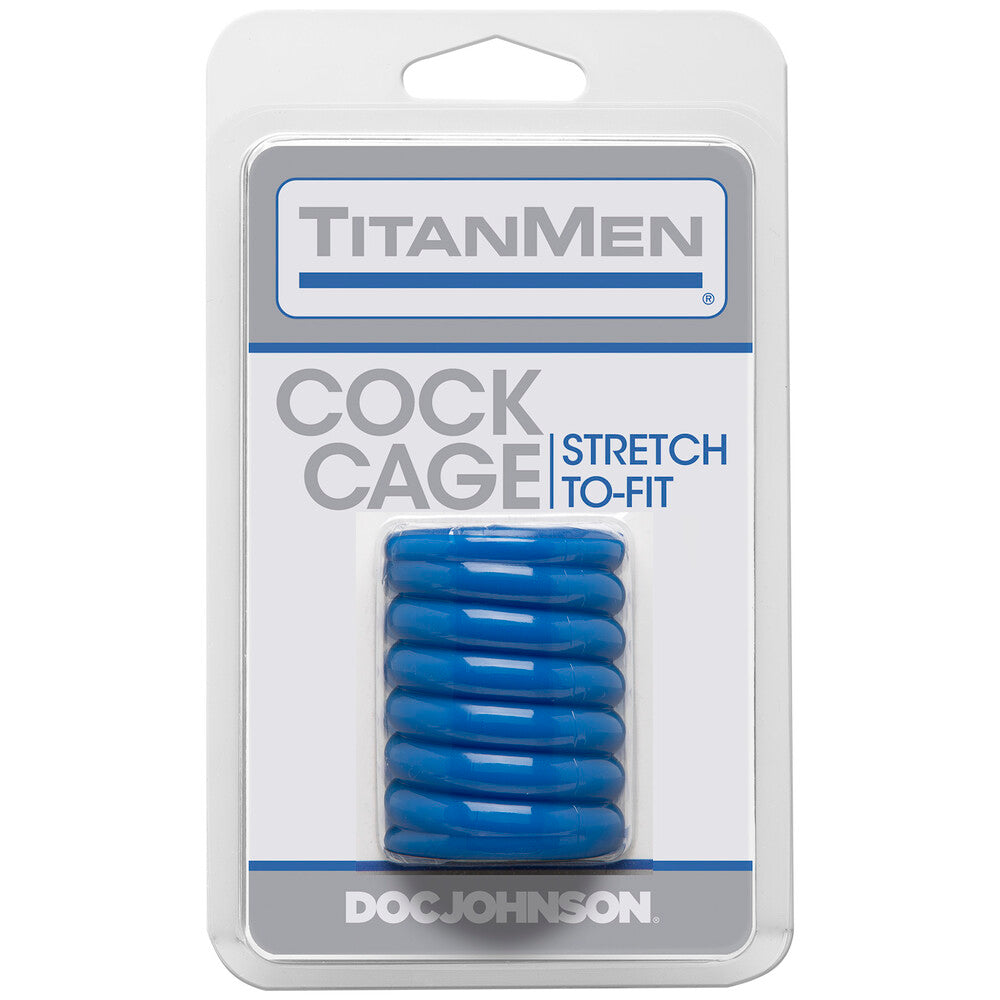 TitanMen Tool Silicone Cock Cage 2 Inch Comfortable Secondary image