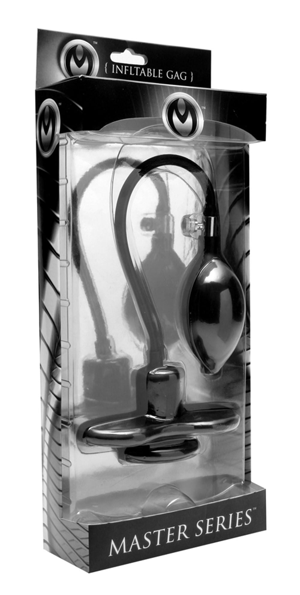 Inhibitor Inflatable Gag Mouth Restraint for BDSM Play Gags