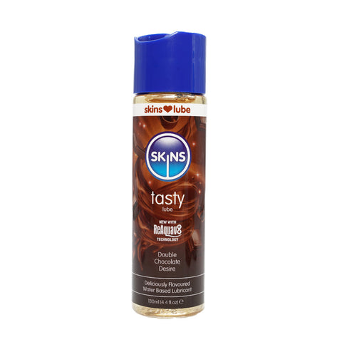 Skins Double Chocolate Desire (130ml) – Water-Based Lubricant Default Title > Lube > Flavoured