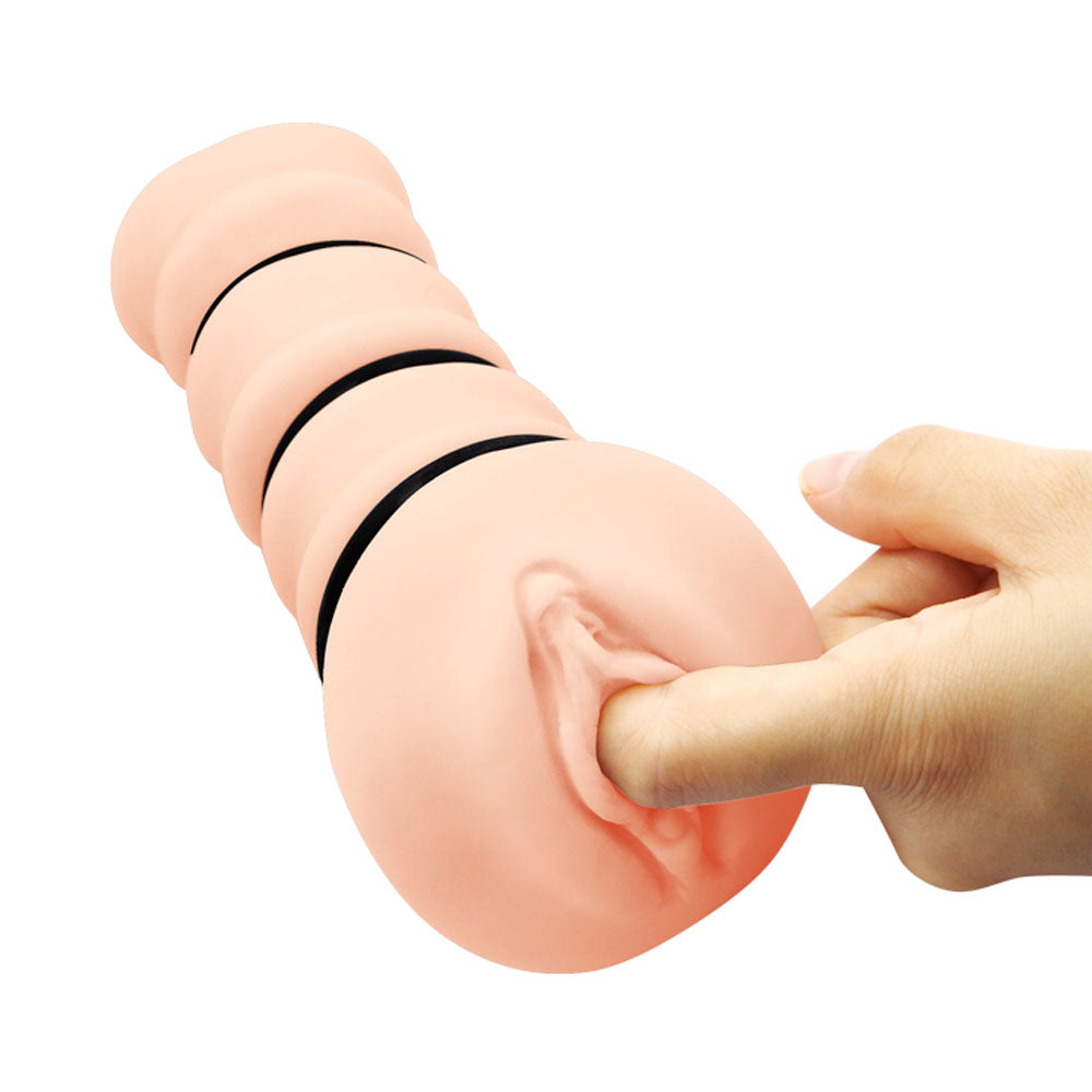 Ressi Flesh 3D Vagina (White) – Realistic Masturbator Sleeve > Sex Toys For Men > Masturbators > Manual