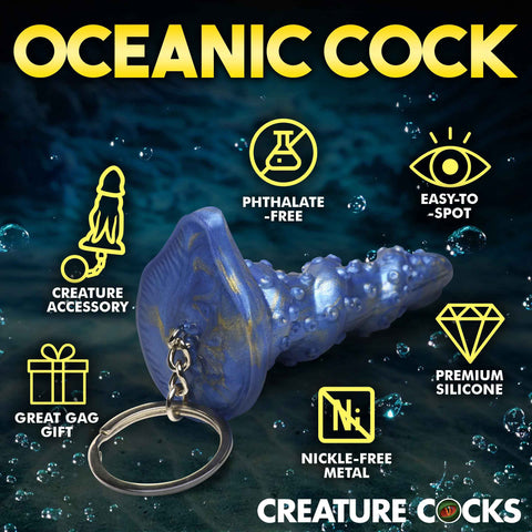 Lord Kraken Blue Tentacle Keychain for Adult Intimacy Accessories Key Chains