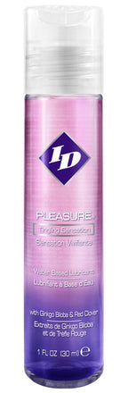 ID Pleasure 1 Ounce Water-Based Personal Lubricant with Natural Stimulants Default Title > Lube > Water Based