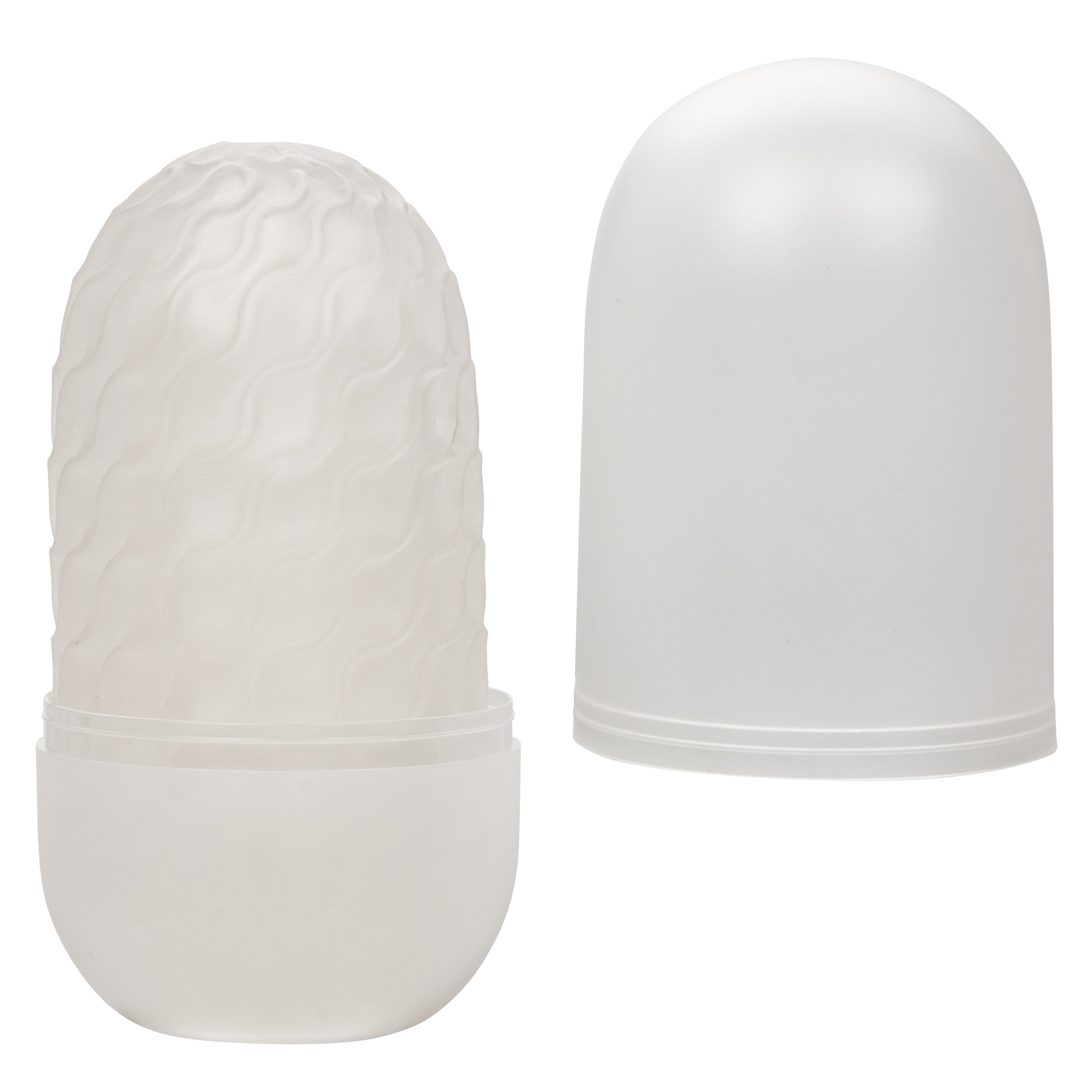 Boundless Reversible Ribbed Stroker White 4.5 Inch Compact Textured Male Masturbator Default Title Strokers - Manual