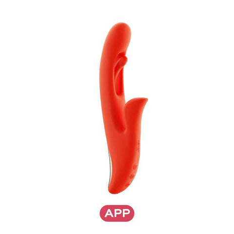 Tressa App-Enabled Tapping Vibrator for G-Spot and Clitoral Stimulation Couples Toys