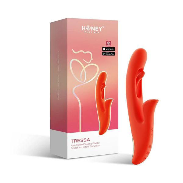 Honey Play Box Tressa App-Enabled Tapping Vibrator – G-Spot and Clitoral Stimulator > Sex Toys > Couples Toys