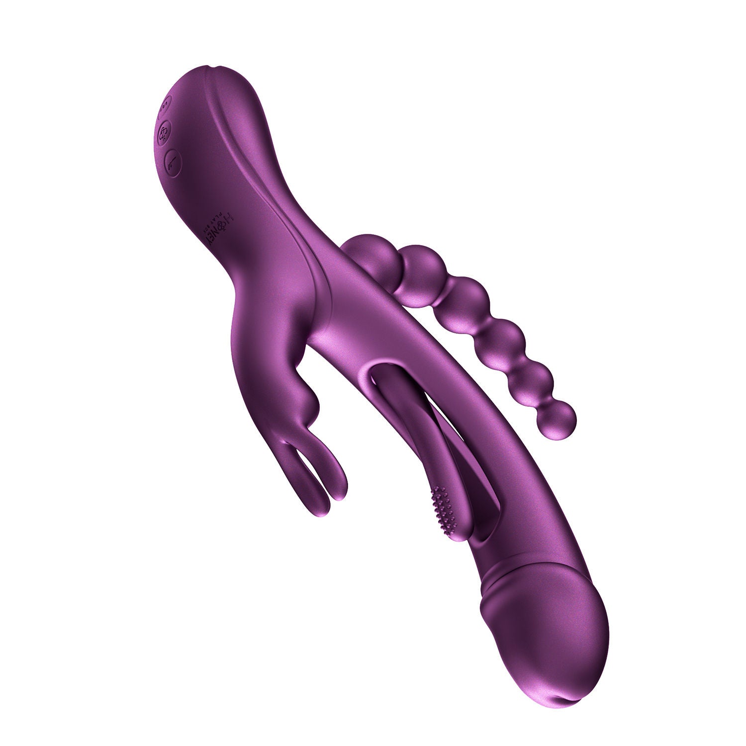 Trilux App Controlled Rabbit Vibrator Rechargeable Purple Toy VIBRATORS-RABBIT-MULTI