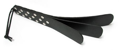 Triple Leather Slapper Paddle For Bondage And Fetish Play > Bondage Gear > Paddles