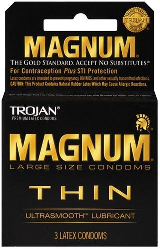 Trojan Magnum Thin Large Lubricated Condoms 12 Pack for Comfort Adult Stuff Warehouse Trojan Magnum Thin Large Lubricated Condoms 12 Pack for Comfort Adult Stuff Warehouse