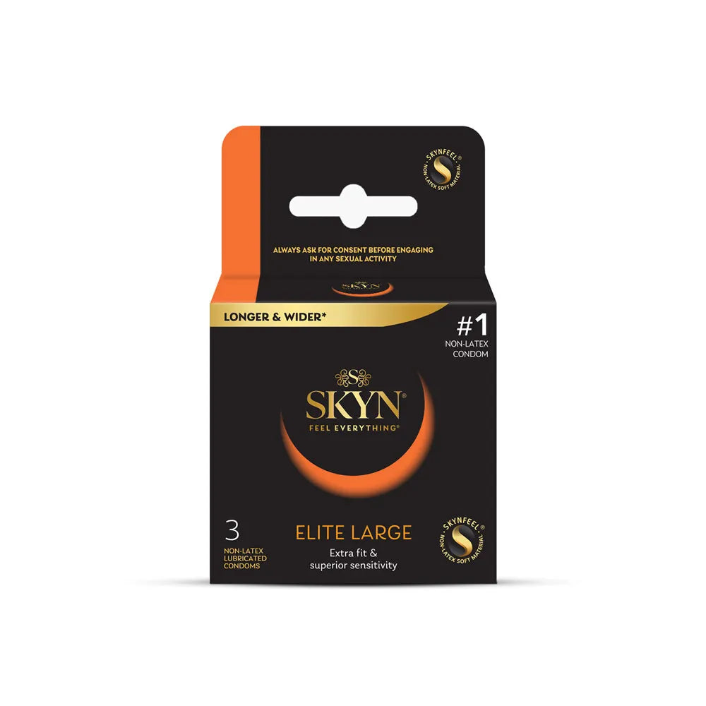 LifeStyles Skyn Elite Large – 3 Pack Premium Polyisoprene Condoms Large > Essentials > Condoms > Non-Latex
