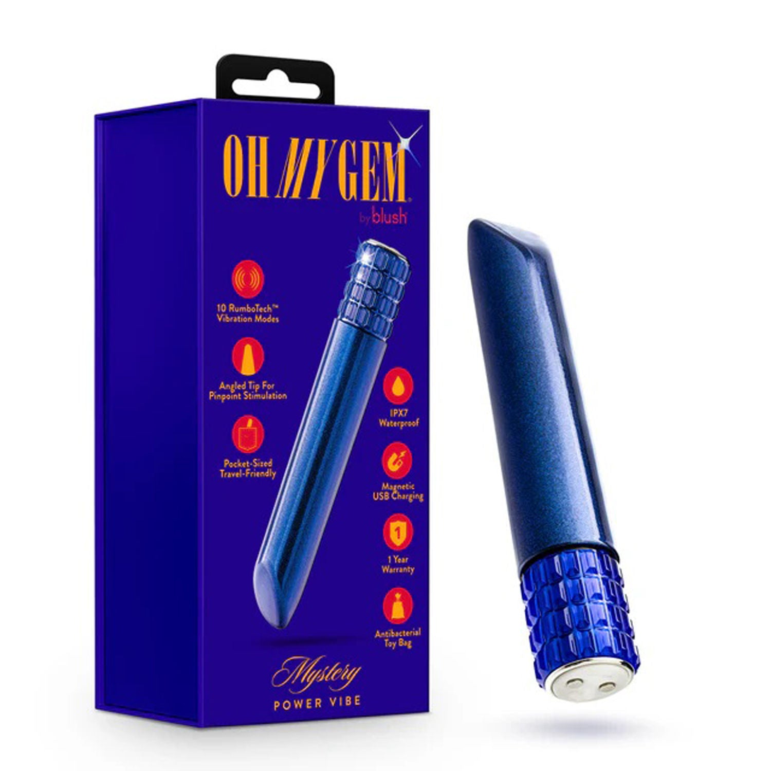 Oh My Gem Sapphire Mystery Vibe Wireless Clitoral Vibrator > Vibrators > Mini Vibrators