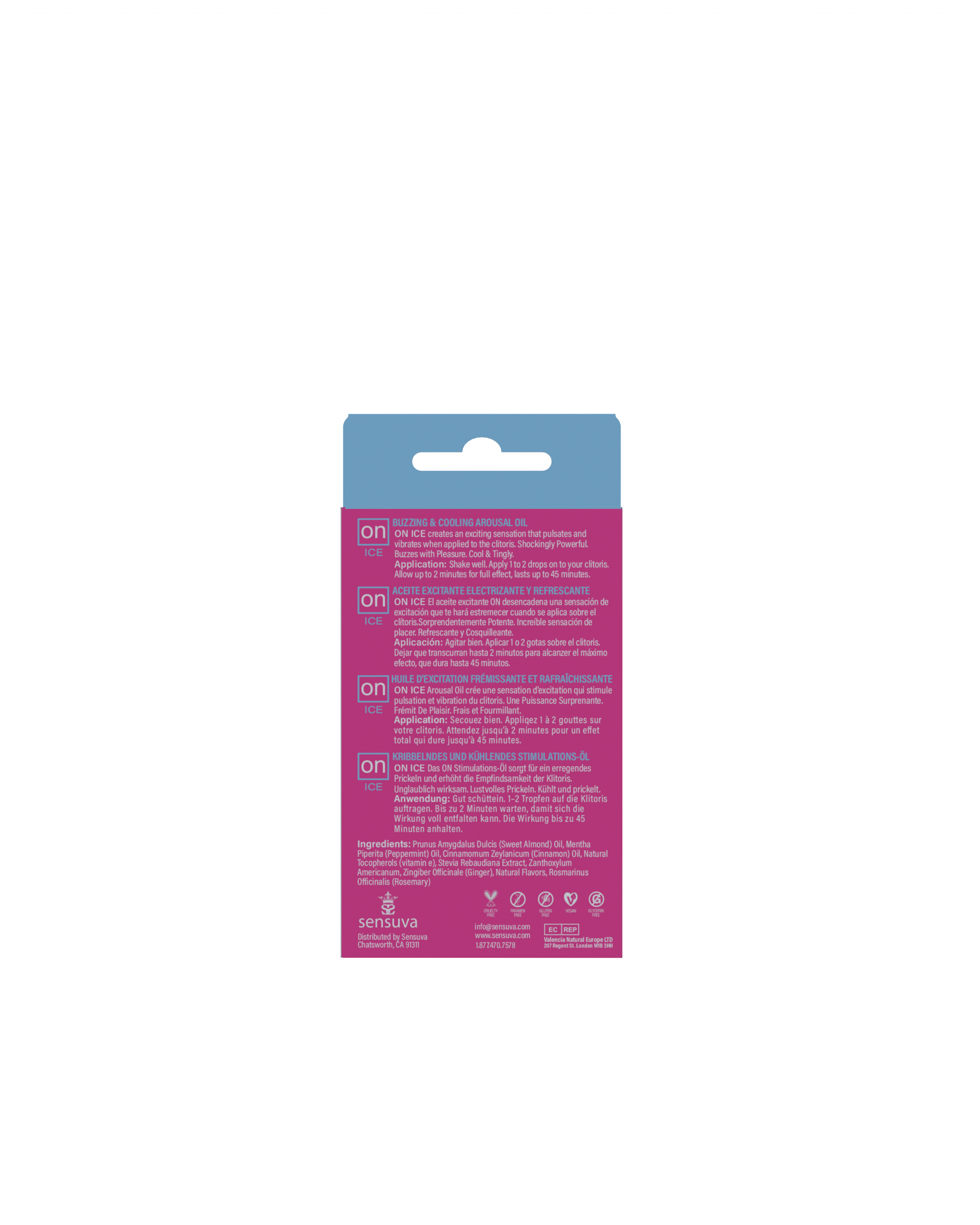 Sensuva On Ice Cooling Arousal Oil 5ml – Natural Essential Oils Botanical Extracts Default Title > Essentials > Womens Enhancers