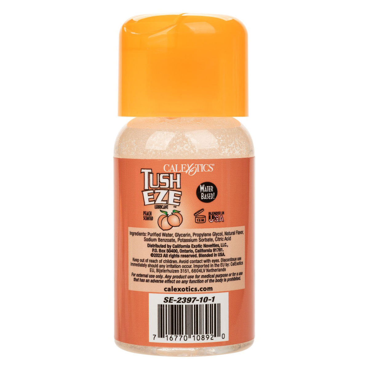 Tush Eze Peach Scented Water-Based Lubricant 6 Ounce Bottle > Lube > Anal